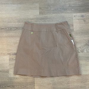 Womens swing control golf skort
